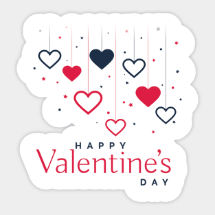 happy valentines Sticker